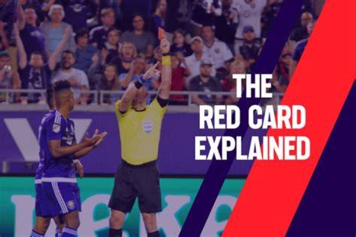 What does a red card mean in World Cup?