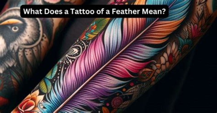 What does a tattoo of a feather mean?