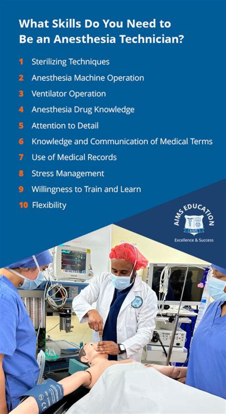 What does an Anaesthetic technician do?