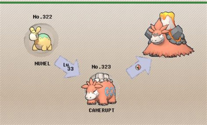 What does Camerupt evolve into?