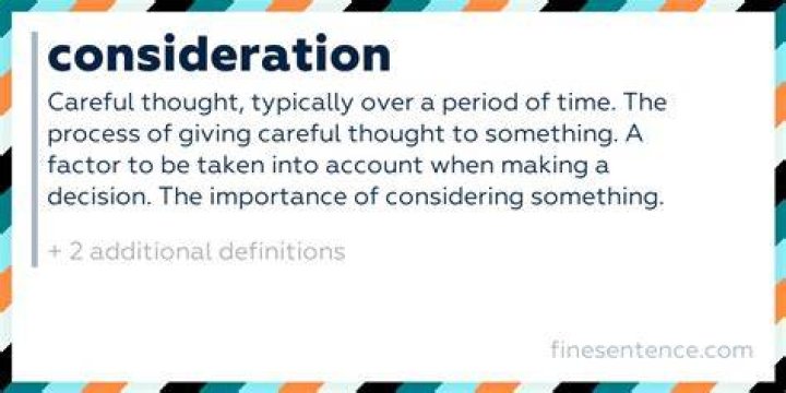What does consideration mean on a deed?