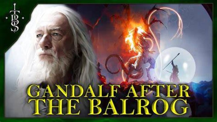 What does Gandalf say before he falls with the Balrog?