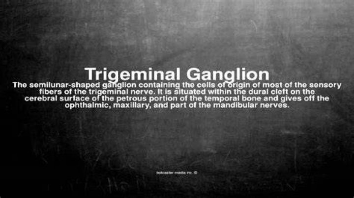 What does ganglion mean in medical terms?