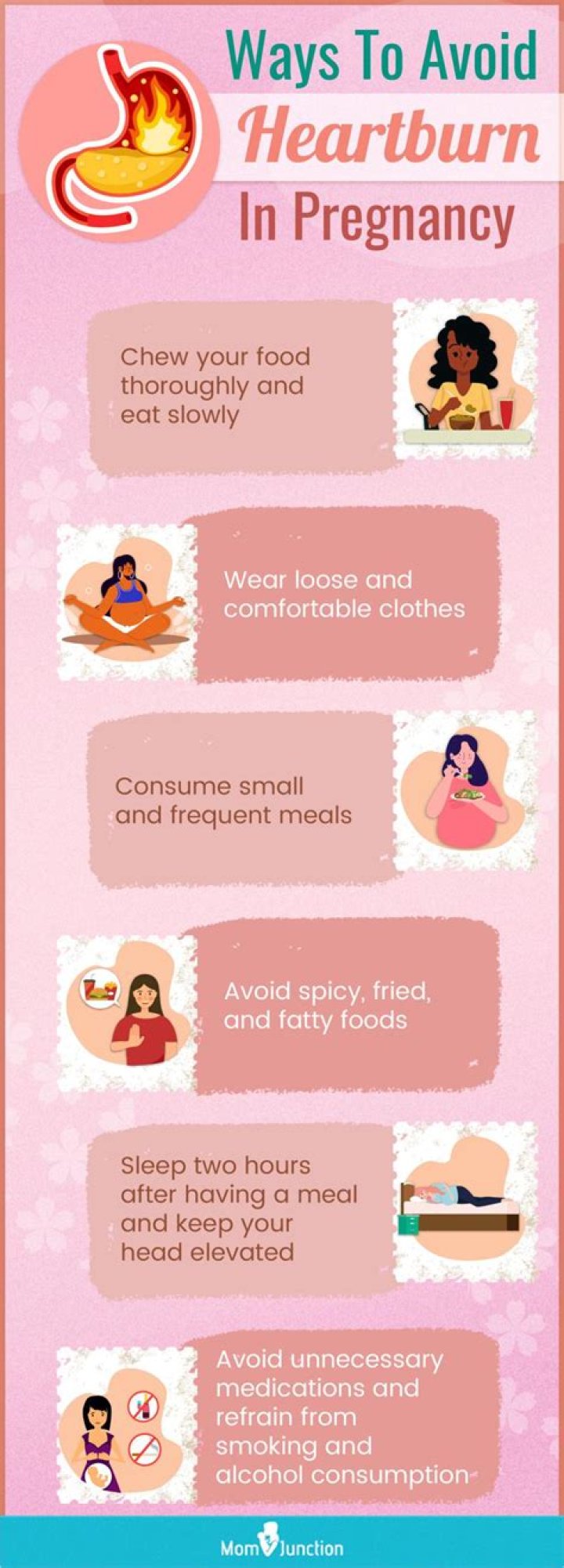 What does heartburn in pregnancy feel like?