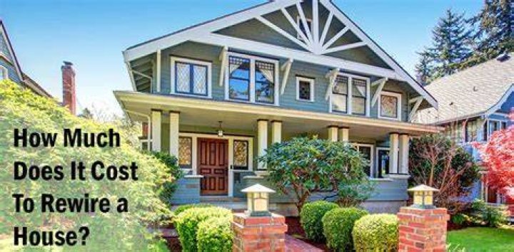 What does it cost to rewire a house?