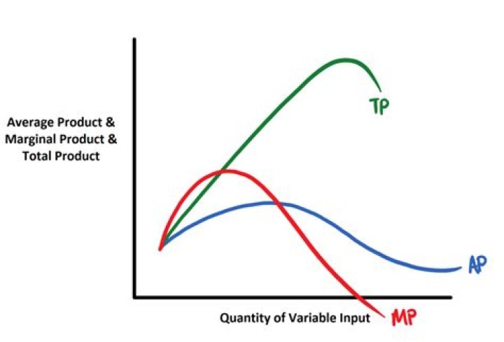 What does it mean if marginal product is negative?
