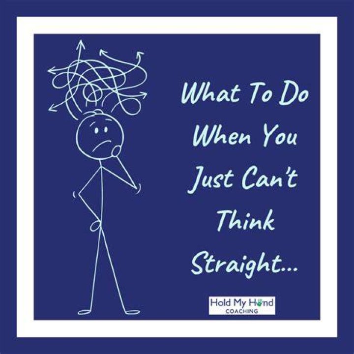 What does it mean to not think straight?