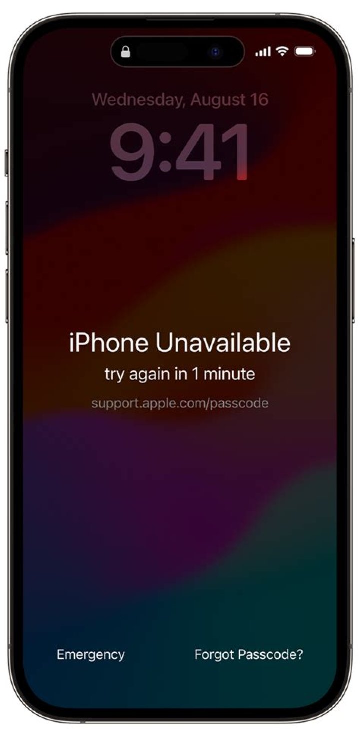 What does it mean when a cell phone says unavailable?