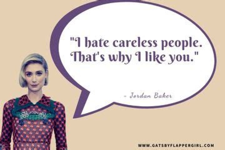 What does Jordan Baker represent?