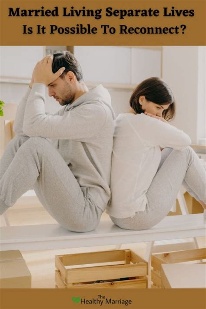 What does living separate lives mean?