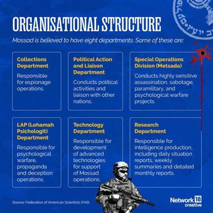 What does Mossad stand for?