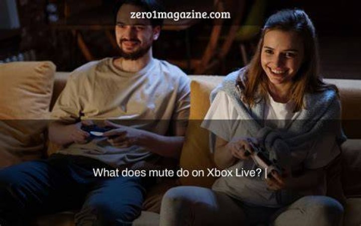 What does mute do on Xbox Live?