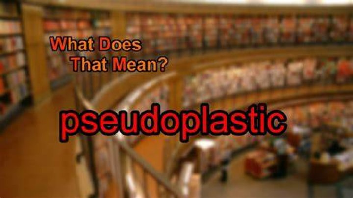 What does Pseudoplastic mean?