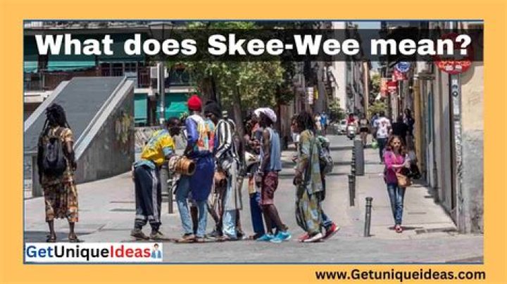 What does skee wee mean?