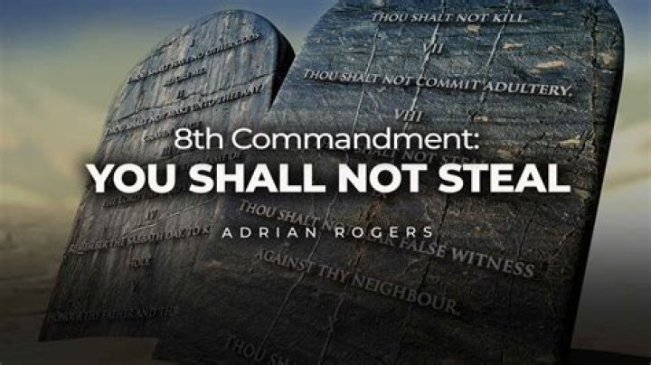 What does the 8th commandment mean?