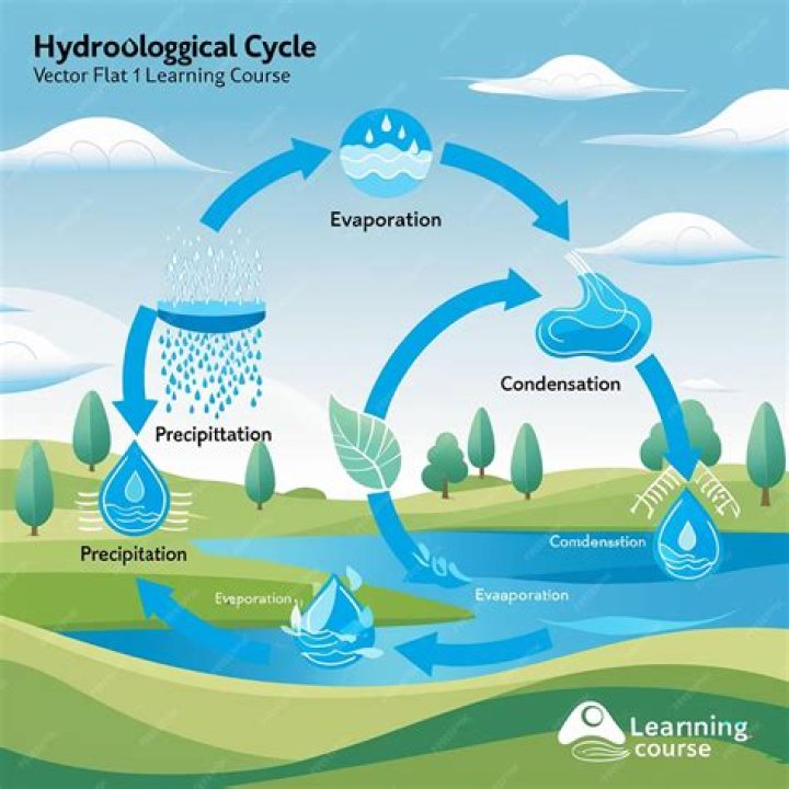What does the hydrologic cycle do?