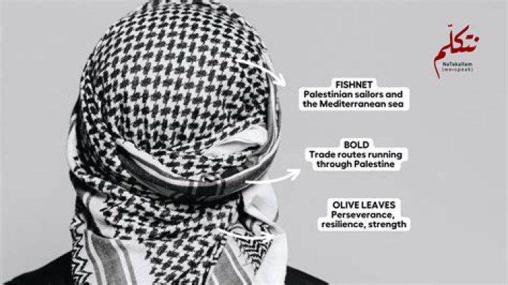 What does the Palestinian scarf mean?