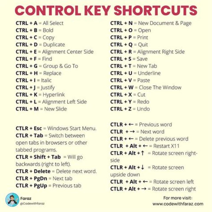 What does the V in Ctrl V stand for?