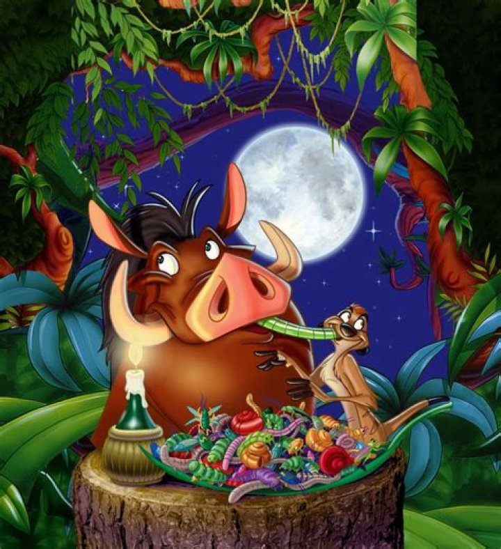 What does Timon and Pumbaa eat?