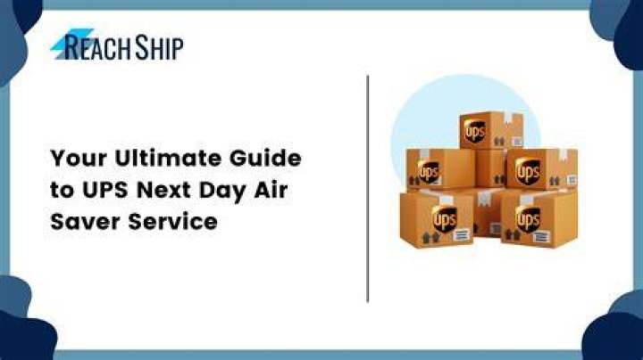 What does UPS Next Day Air mean?