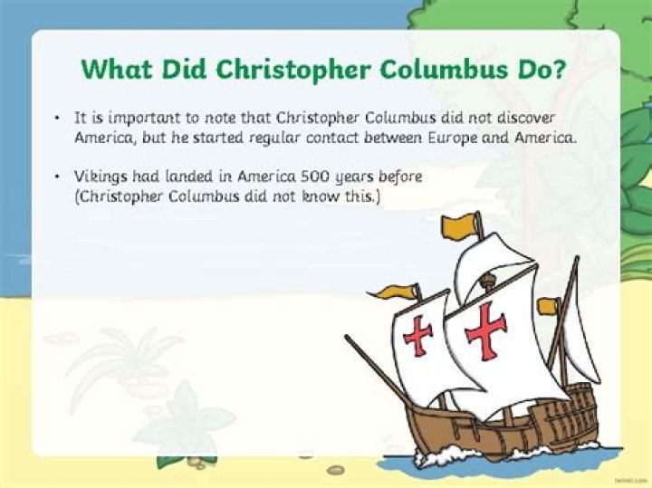 What exactly did Columbus do?