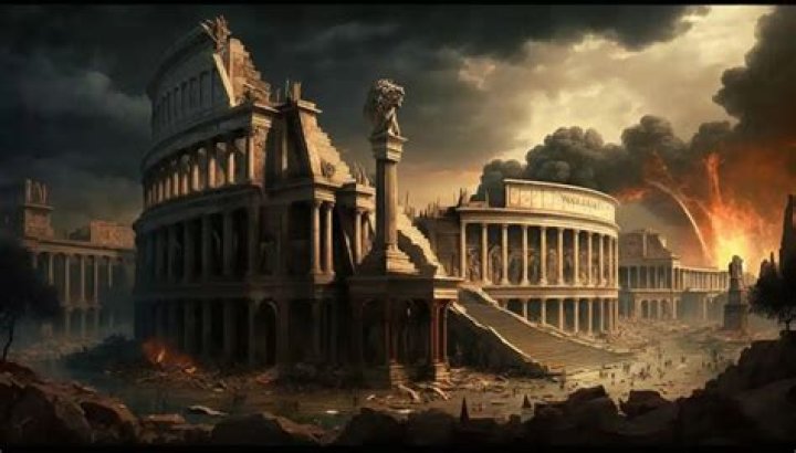 What external problems contributed to the fall of Rome?