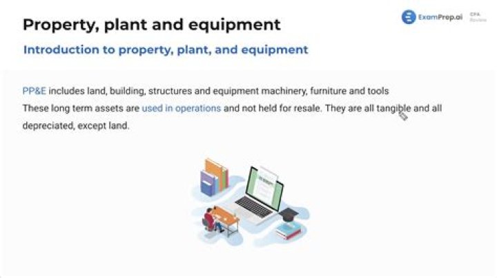 What falls under property plant and equipment?