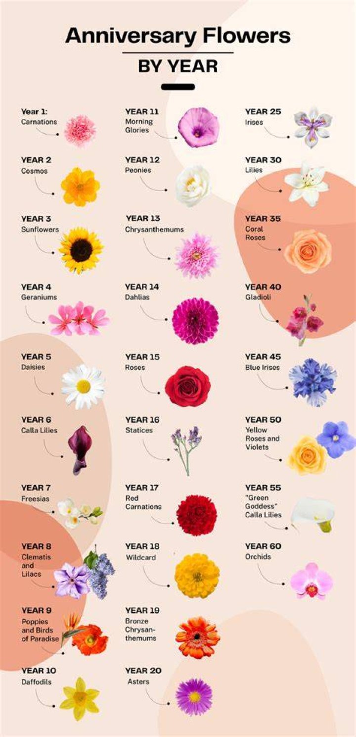 What flowers do you give for anniversary?