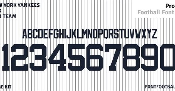 What font do the Yankees use?