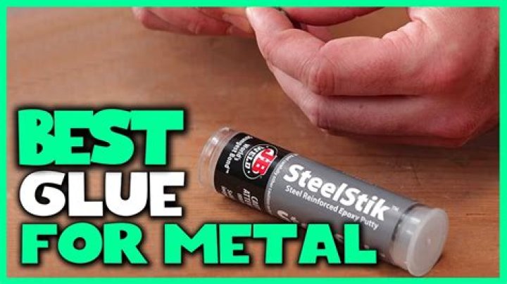 What glue will stick to metal?