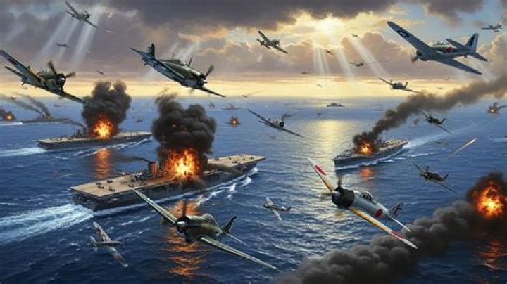 What happened at the Battle at Midway?