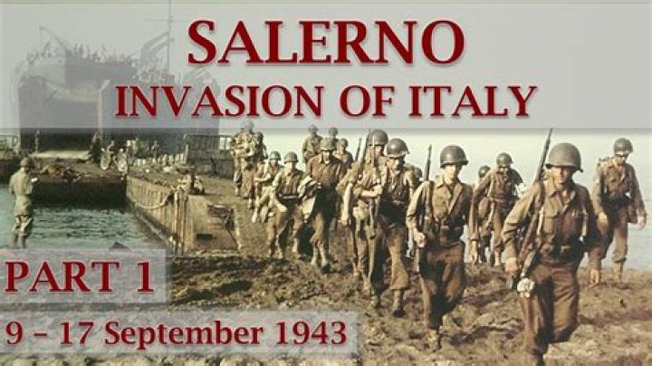 What happened at the Battle of Salerno in Italy?