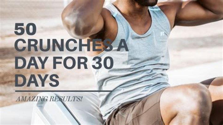 What happens if you do 50 crunches a day?