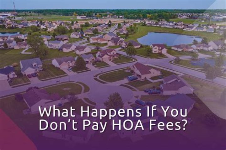 What happens if you don't pay HOA fees?