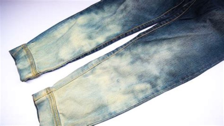 What happens if you put bleach on jeans?