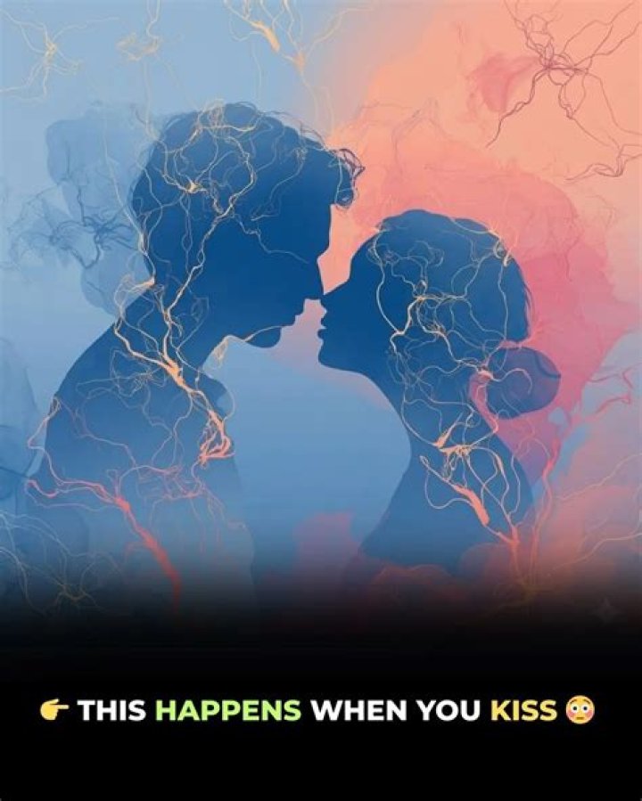 What happens when lovers kiss?