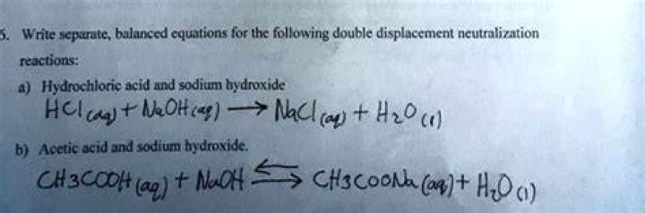 What happens when you mix sodium acetate and hydrochloric acid?