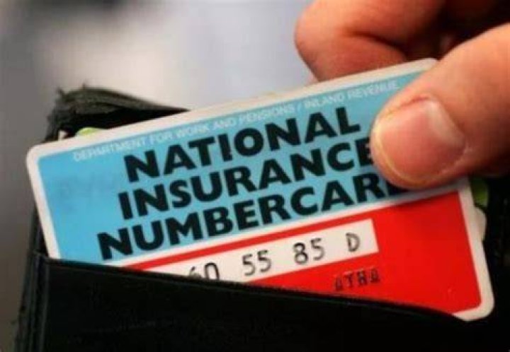 What has your national insurance number on it?