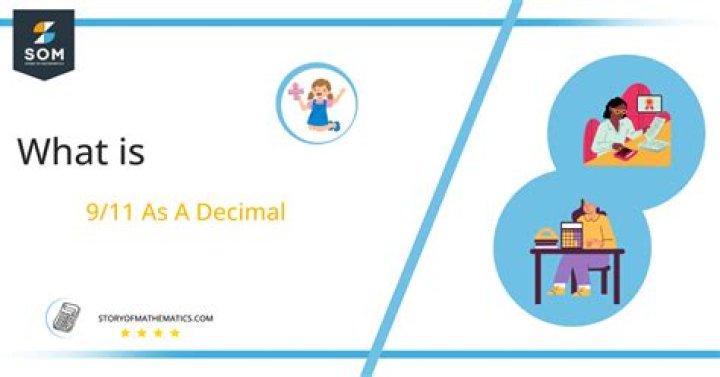 What is 9 over 11 as a decimal?