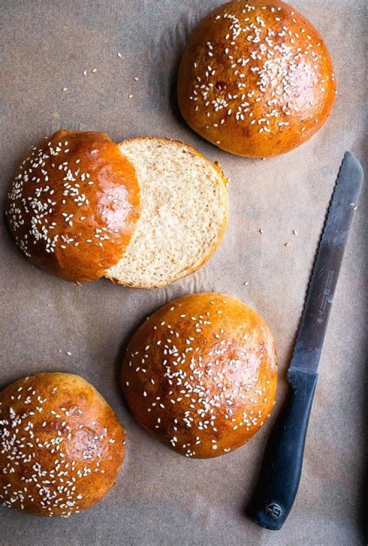 What is a brioche bun made of?