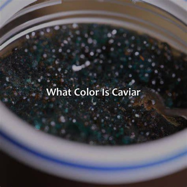 What is a caviar color?
