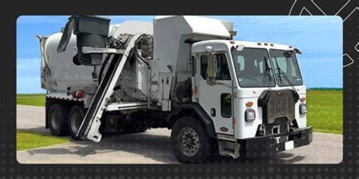 What is a garbage truck called in the UK?