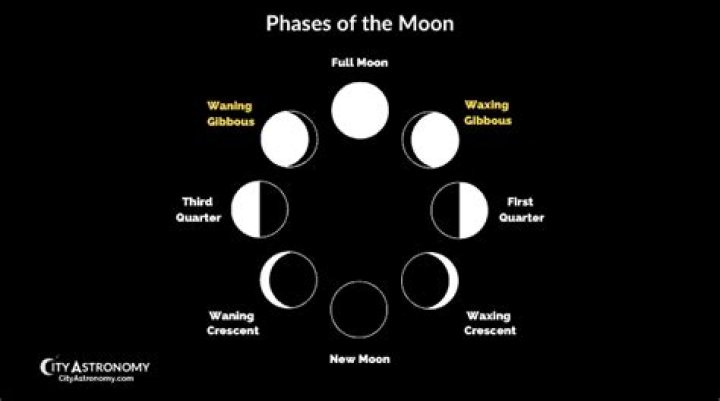 What is a gibbous moon?