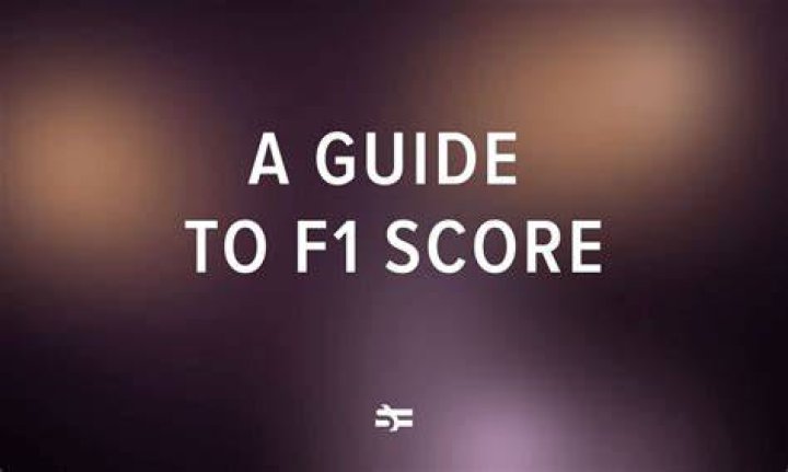 What is a good f1 score for a model?