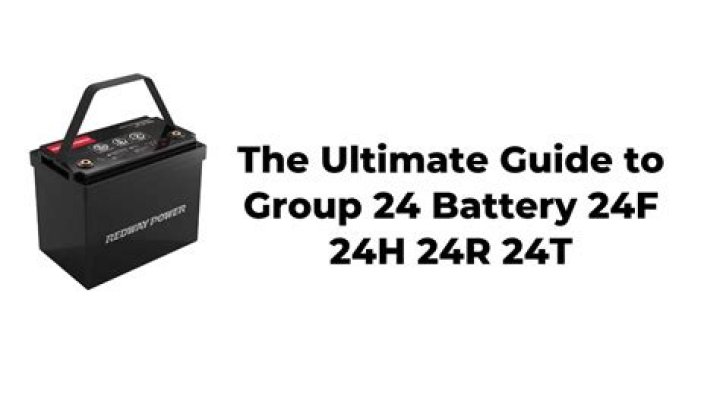 What is a group 24f battery?