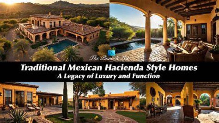 What is a hacienda house?