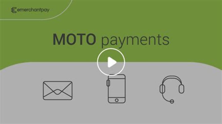 What is a MOTO transaction?