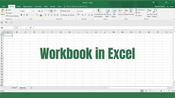 What is a page within an Excel workbook?