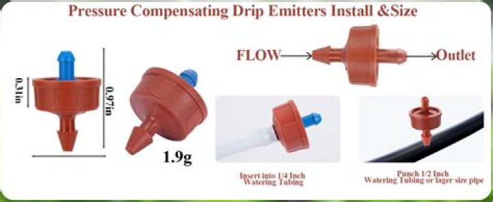 What is a pressure compensating dripper?