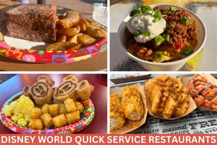 What is a quick service meal at Disney World?